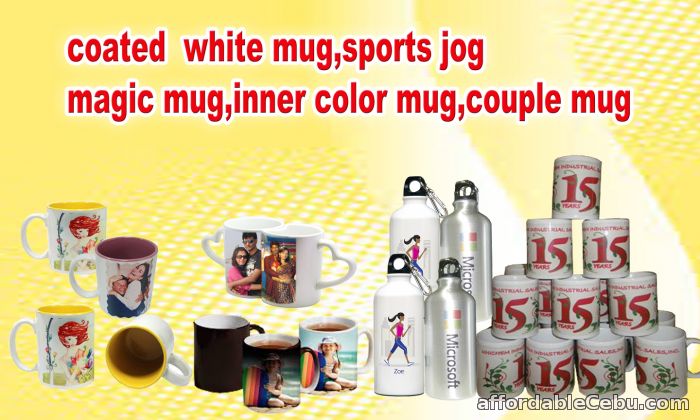 1st picture of coated mugs,magic mug,inner color mug and sports jog For Sale in Cebu, Philippines