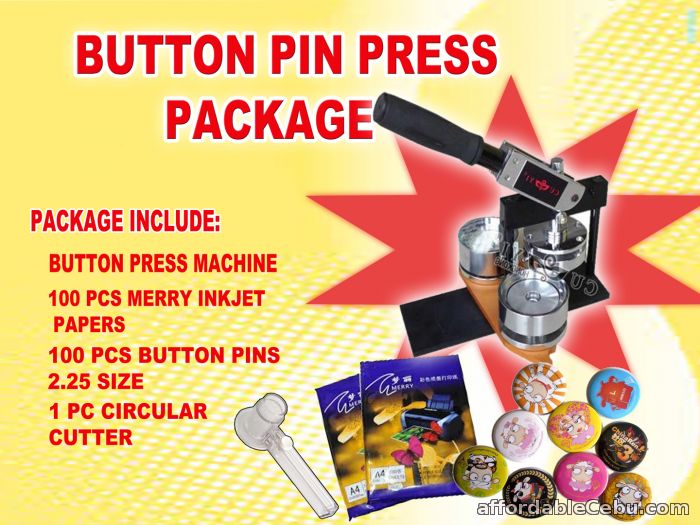 1st picture of cuyi button pin press package For Sale in Cebu, Philippines