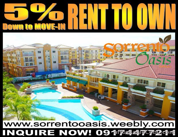 Sorrento Oasis Rent Own Condo Pasig near Ortigas Center For Sale