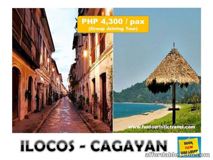 1st picture of 4 DAYS 3 NIGHTS ILOCOS AND CAGAYAN TOUR PACKAGE (Vigan, Laoag, Pagudpud, Claveria) Announcement in Cebu, Philippines