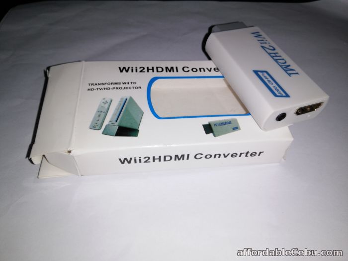 3rd picture of Wii To HDMI (wii2hdmi) Upscaling Converter Adapter 3.5mm White For Sale in Cebu, Philippines