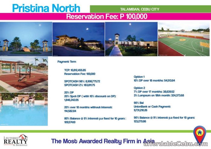 2nd picture of PRISTINA NORTH 2.TALAMBAN, CEBU CITY - 0923.892.7146 For Sale in Cebu, Philippines