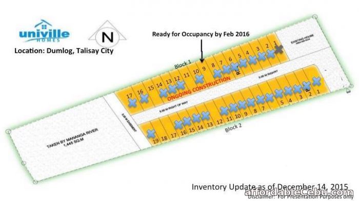 5th picture of House & Lot For Sale in Cebu Univille Homes For Sale in Cebu, Philippines