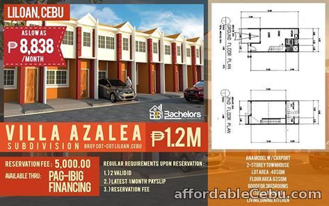 1st picture of Villa Azalea Subdivision Ana Model For Sale in Cebu, Philippines