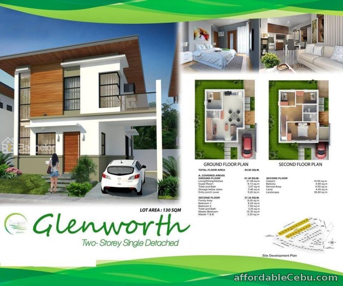 1st picture of The Crescent Ville Glenworth Model- Minglanilla, Cebu For Sale in Cebu, Philippines