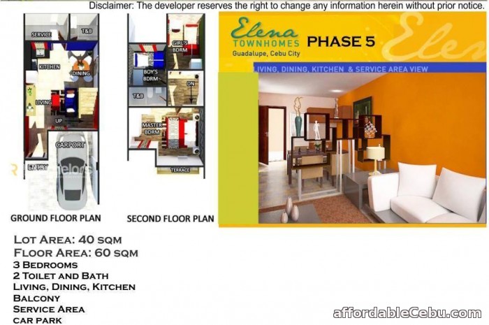 2nd picture of ELENA TOWNHOMES - PHASE 5 Guadalupe, Cebu City For Sale in Cebu, Philippines