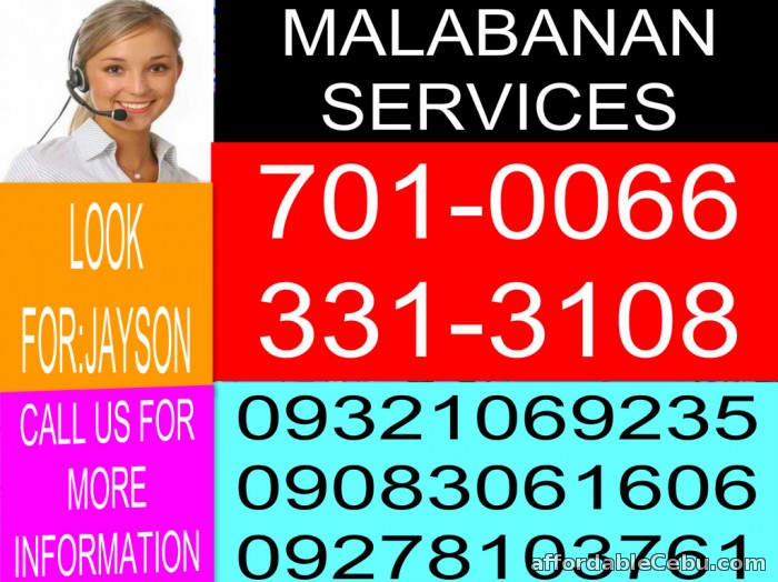 1st picture of jzq malabanan services 3313108/09321069235 For Sale in Cebu, Philippines