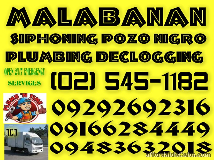 1st picture of Malabanan siphoning septic tank services 09292692316 Offer in Cebu, Philippines