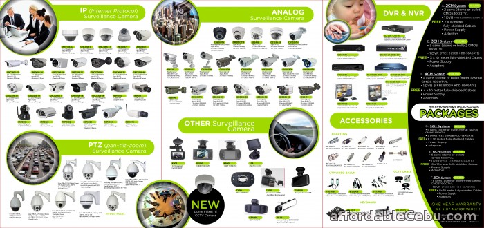 1st picture of HIGH RESOLUTION & AFFORDABLE CCTV SYSTEM for Sale in Cebu For Sale in Cebu, Philippines