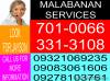 jzq malabanan services 3313108/09321069235