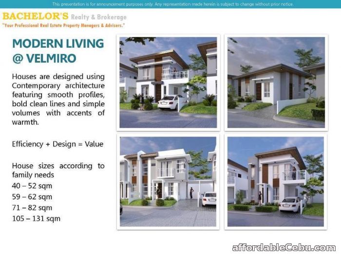 3rd picture of Velmiro Heights @ Tunghaan, Minglanilla, Cebu Anandi Model For Sale in Cebu, Philippines