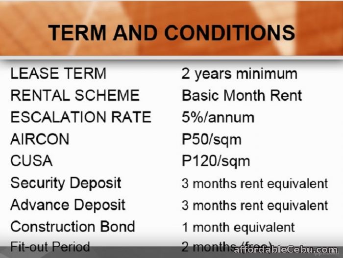 4th picture of Space for rent in cebu in 2016 For Rent in Cebu, Philippines