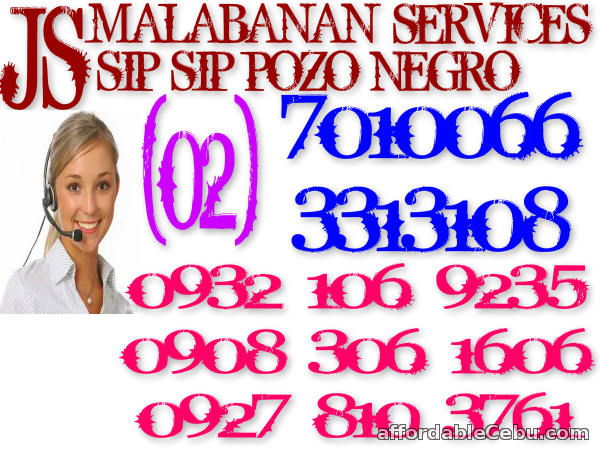 1st picture of JSE MALABANAN POZO NEGRO SERVICES 7010066/09321069235 Offer in Cebu, Philippines