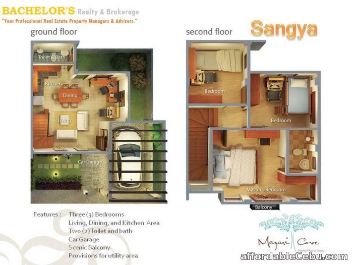 3rd picture of NAGA Cebu House & Lot 4 SALE Sangya Model For Sale in Cebu, Philippines