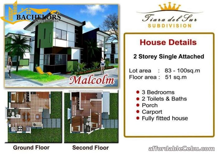 5th picture of Tiara Del Sur Subdivision Malcolm Model For Sale in Cebu, Philippines