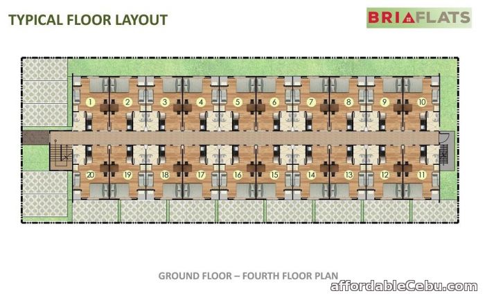 5th picture of Bria Flats Walk-Up Condominium Studio Unit For Sale in Cebu, Philippines