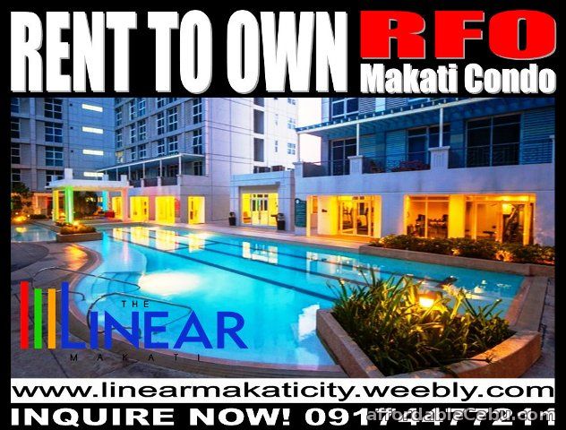 1st picture of The Linear Rent to Own RFO Condo in Makati For Sale in Cebu, Philippines