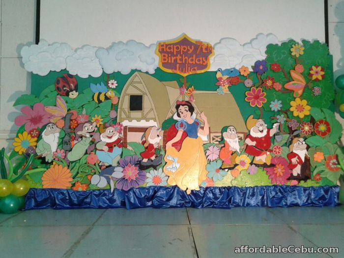 1st picture of Snow white and the Seven Dwarves Styro Decoration For Rent in Cebu, Philippines
