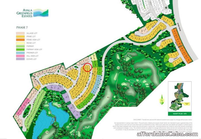 1st picture of AYALA GREENFIELD ESTATES CORNER LOT for Sale Near Golf Course For Sale in Cebu, Philippines