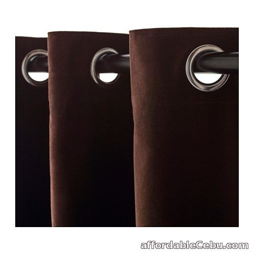 3rd picture of Sanela Curtains - Dark Brown (Product of Sweden) For Sale in Cebu, Philippines