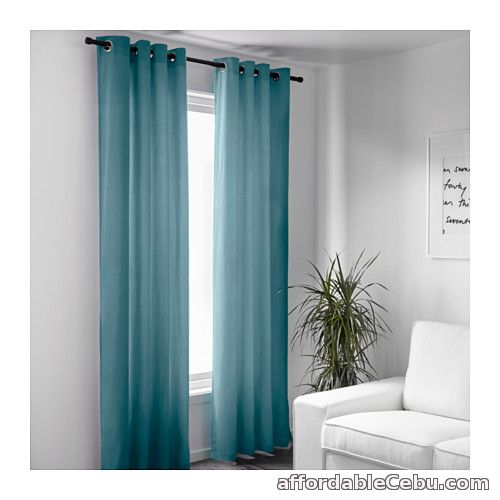 2nd picture of Sanela Curtains - Light Turquiose (Product of Sweden) For Sale in Cebu, Philippines