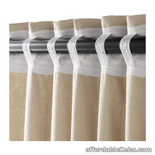 3rd picture of INGERT Curtains (Product from Sweden) Beige For Sale in Cebu, Philippines