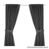 INGERT Curtains (Product from Sweden) Dark Grey