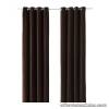 Sanela Curtains - Dark Brown (Product of Sweden)