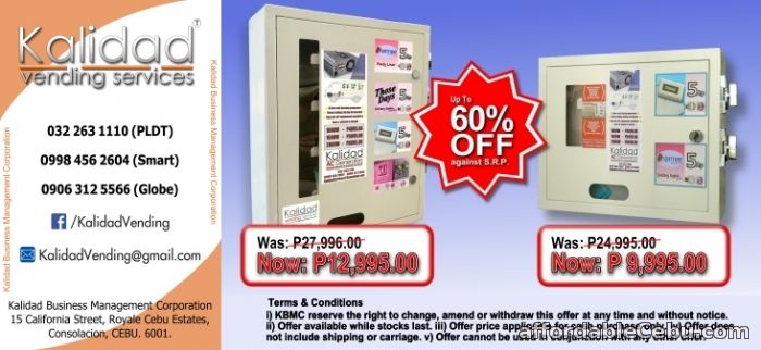 1st picture of SPECIAL OFFER!! - SMALL ITEM VENDING MACHINES - SAVE upto 60%!! For Sale in Cebu, Philippines