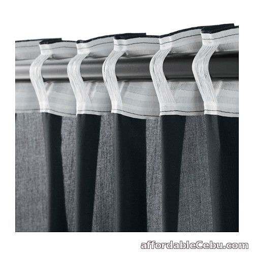 3rd picture of VIVAN Dark Grey Curtains (Product of Sweden) For Sale in Cebu, Philippines