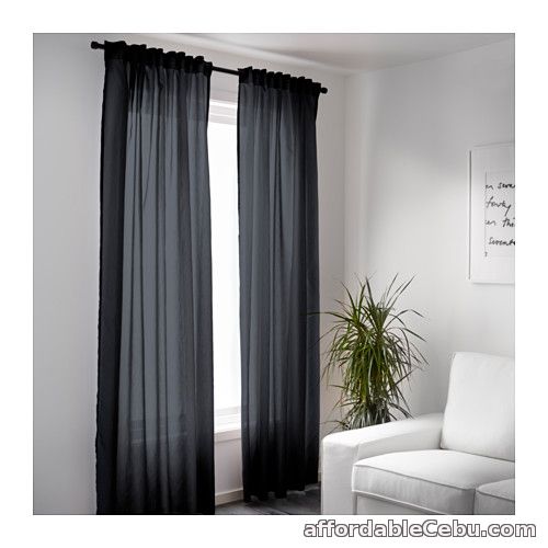 2nd picture of VIVAN Dark Grey Curtains (Product of Sweden) For Sale in Cebu, Philippines