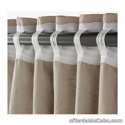 3rd picture of BLEKVIVA Curtains Beige (Product of Sweden) For Sale in Cebu, Philippines