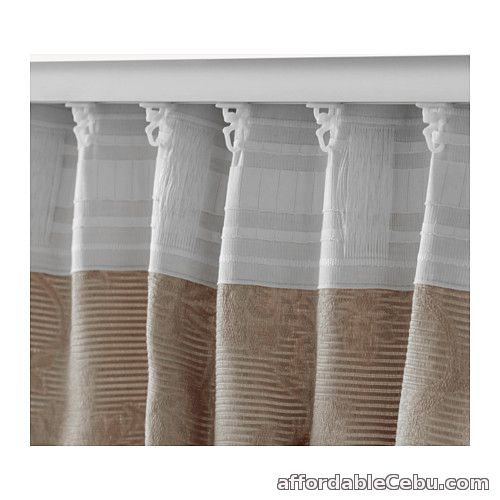 4th picture of BLEKVIVA Curtains Beige (Product of Sweden) For Sale in Cebu, Philippines