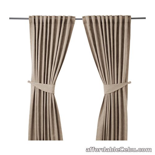 1st picture of BLEKVIVA Curtains Beige (Product of Sweden) For Sale in Cebu, Philippines