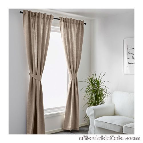 2nd picture of BLEKVIVA Curtains Beige (Product of Sweden) For Sale in Cebu, Philippines