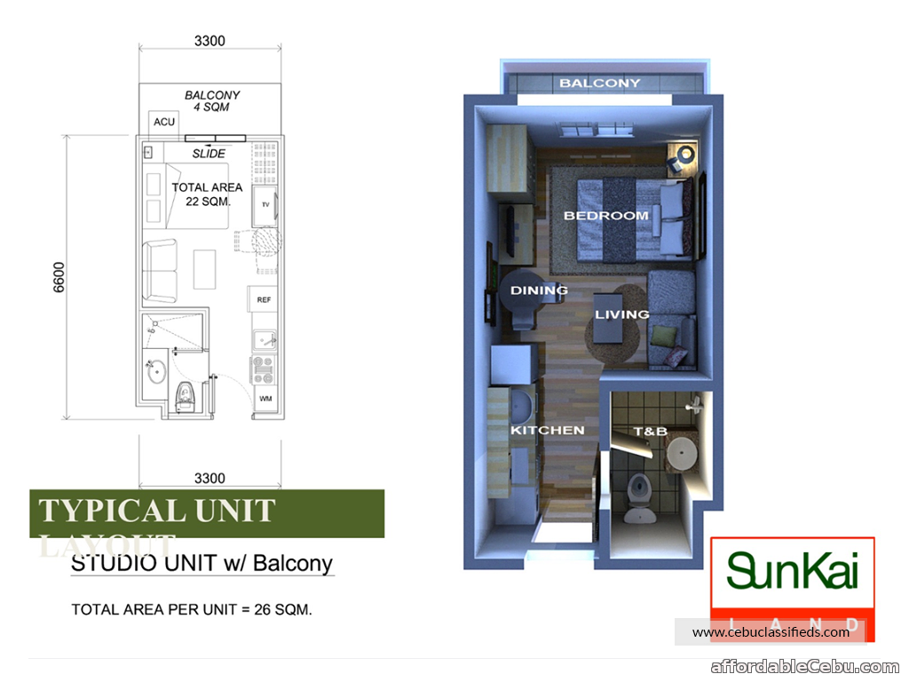 2nd picture of affordable condominium in cebu city For Sale in Cebu, Philippines