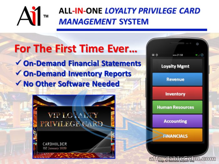 1st picture of Loyalty Privilege Card Software For Sale in Cebu, Philippines