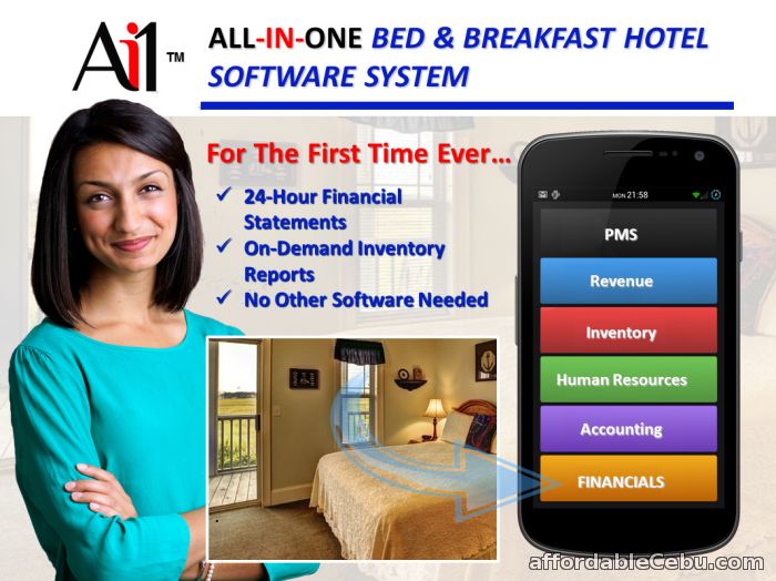 1st picture of Bed and Breakfast Hotel Software For Sale in Cebu, Philippines
