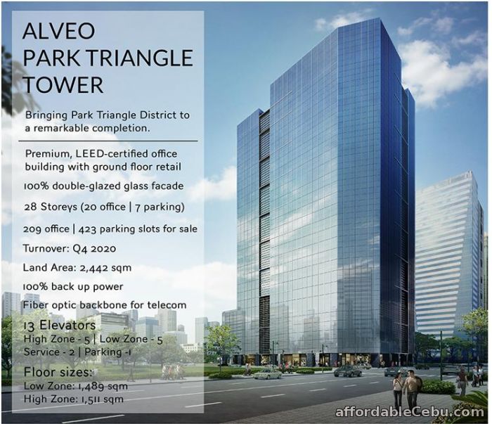 5th picture of Alveo Park Triangle Tower BGC Offer in Cebu, Philippines