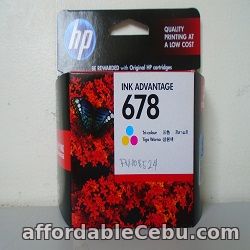 1st picture of HP 678 Tri-color Original Ink Advantage Cartridge For Sale in Cebu, Philippines