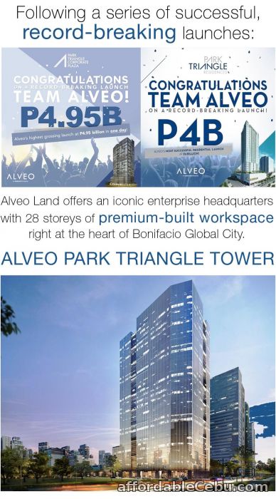 2nd picture of Alveo Park Triangle Tower For Sale in Cebu, Philippines