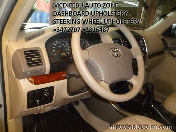 1st picture of AUTO UPHOLSTERY CEBU*=*PERMANENT CARSEATS UPHOLSTERY-=-LAMINATED DASHBOARD & DOOR SIDINGS-=-CENTER CONSOLE-=-RECEILING--RECARPET===STEERING Looking For in Cebu, Philippines