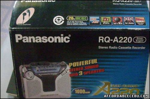3rd picture of Panasonic RQ-A220 Cassette Player-Recorder,tape recorder For Sale in Cebu, Philippines