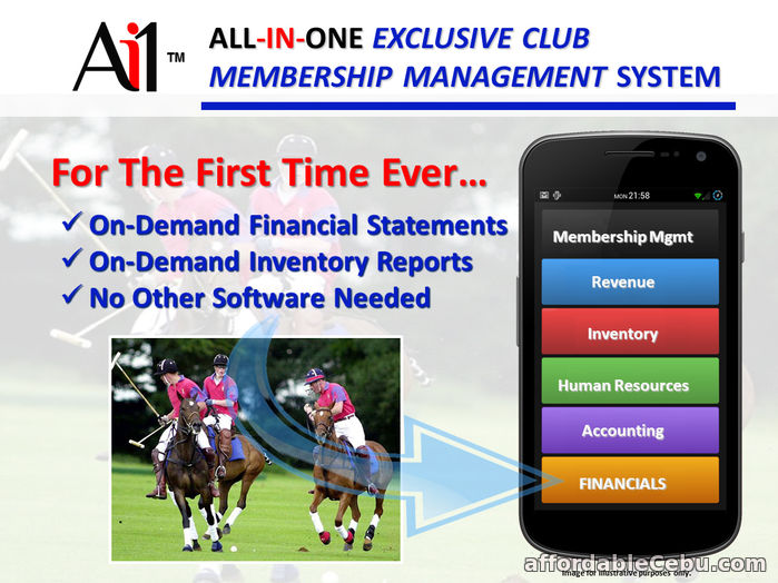 1st picture of Exclusive Club Membership Management System For Sale in Cebu, Philippines