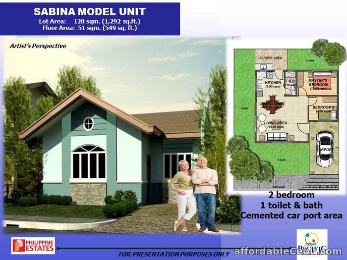 1st picture of house for sale in pacific grand villas sabina model For Sale in Cebu, Philippines