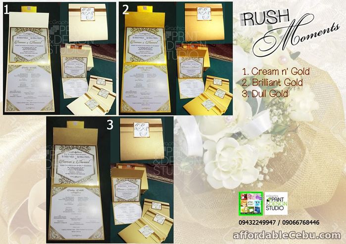 2nd picture of Invitations - wedding, debut, birthday, baptism, anniversary, any event For Sale in Cebu, Philippines