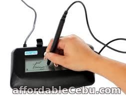 1st picture of Compact LCD Electronic Signature Pad for Cloud Applications For Sale in Cebu, Philippines