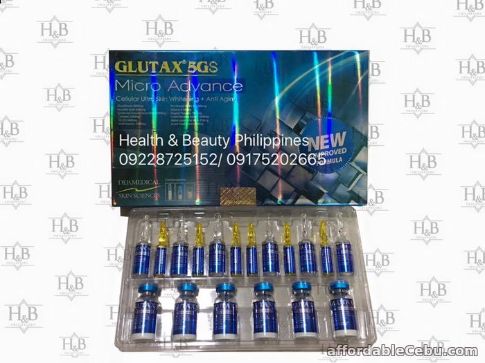 1st picture of GLUTAX 5GS MICRO ADVANCE WITH PLACENTA 6 SESSION For Sale in Cebu, Philippines