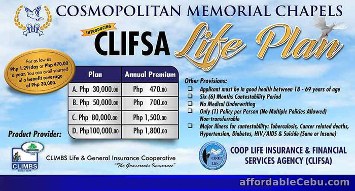 1st picture of Low Premium Life Plan Memorial Insurance St Peter Loyola Eternal For Sale in Cebu, Philippines