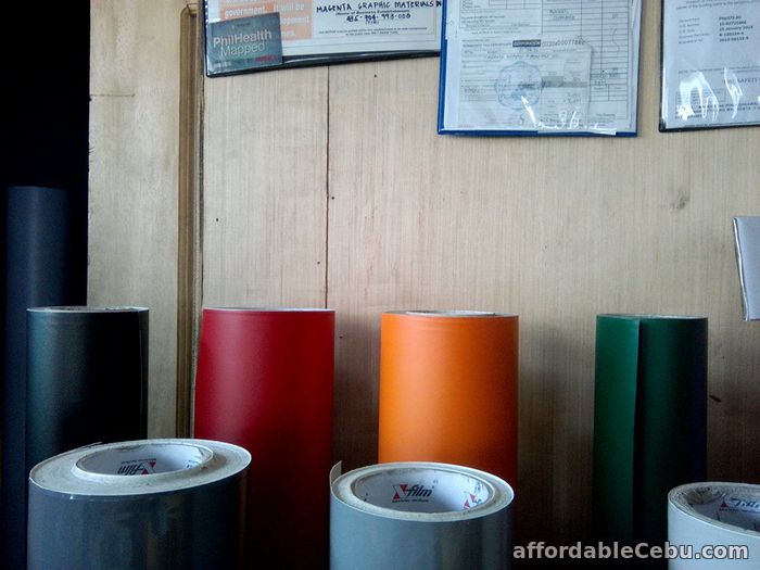 4th picture of Vinyl sticker,car wrappings,wall arts,decals,opaque,translucent, and etc. x-film made from germany For Sale in Cebu, Philippines